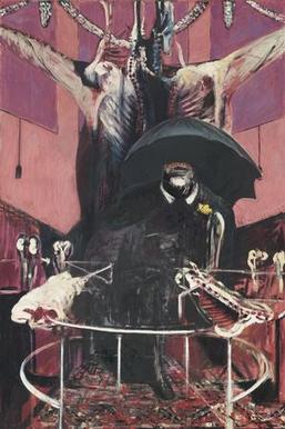 Painting by Francis Bacon, 1946, Museum of Modern Art