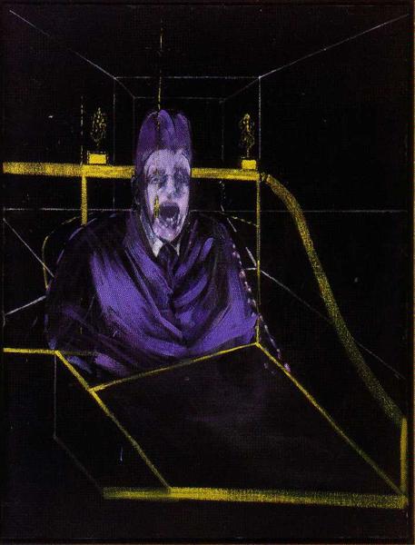 Study for Portrait VII by Francis Bacon, 1953, Museum of Modern Art