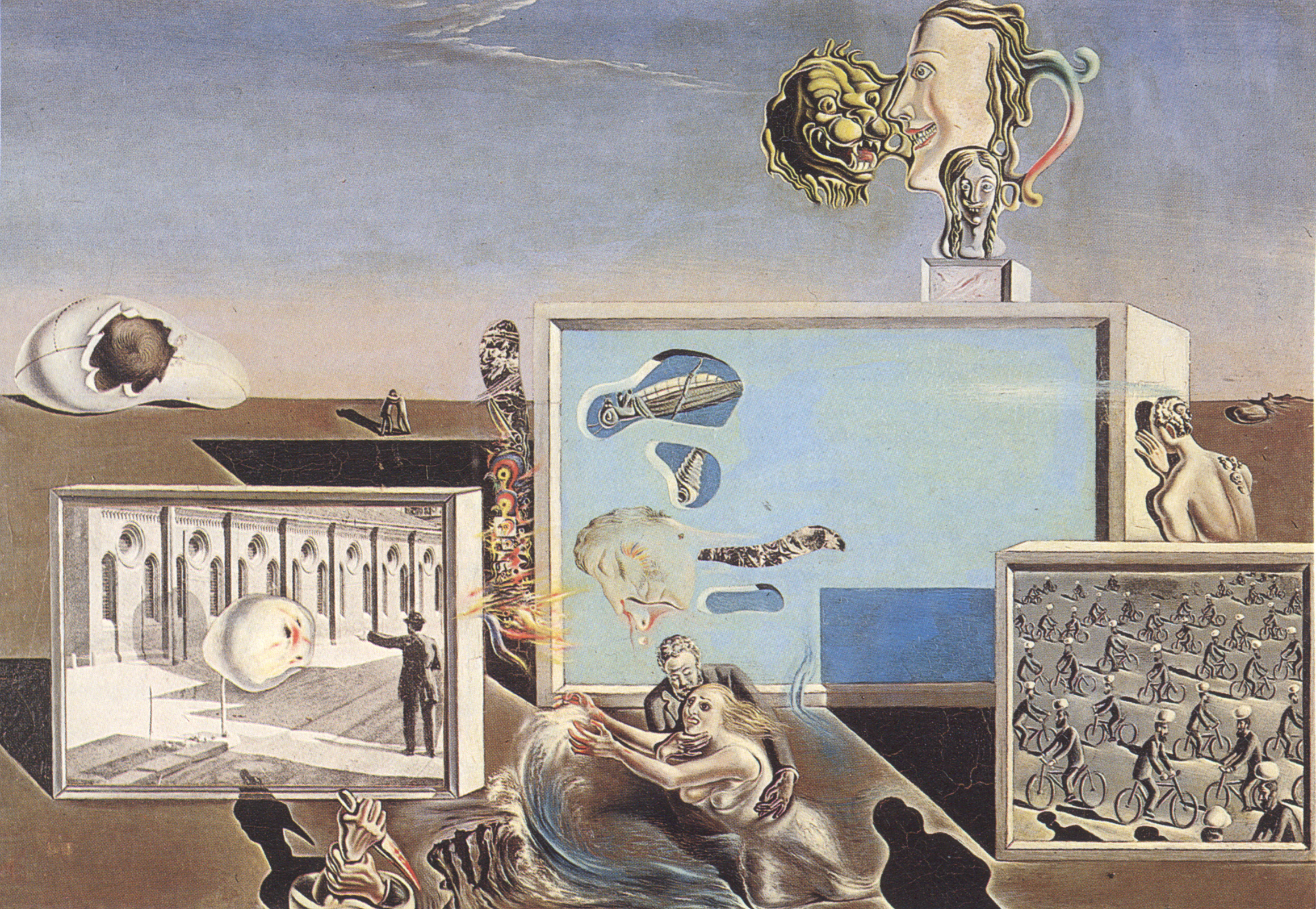 Illumined Pleasures by Salvador Dalí, 1929, Museum of Modern Art