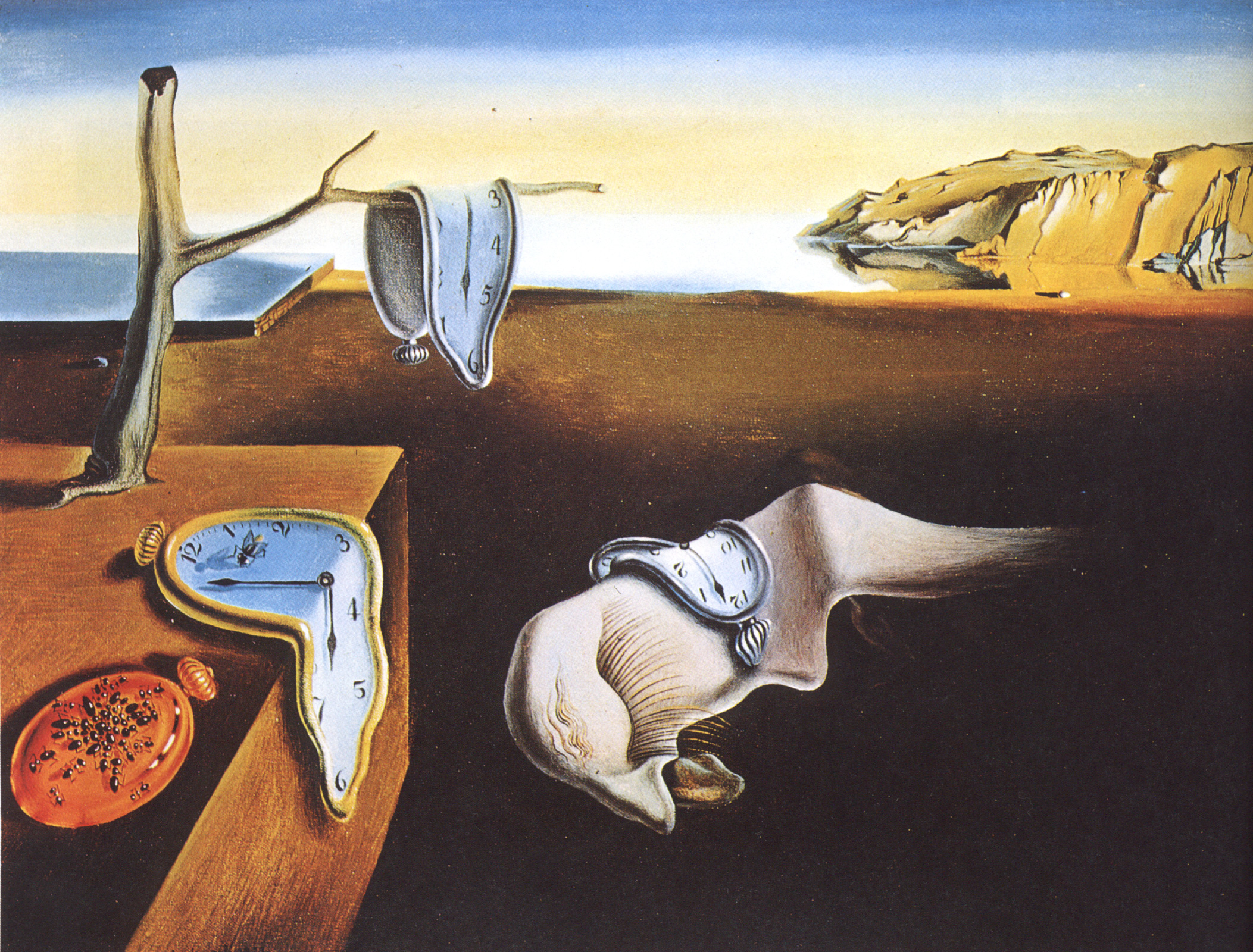 The Persistence of Memory by Salvador Dalí, 1931, Museum of Modern Art