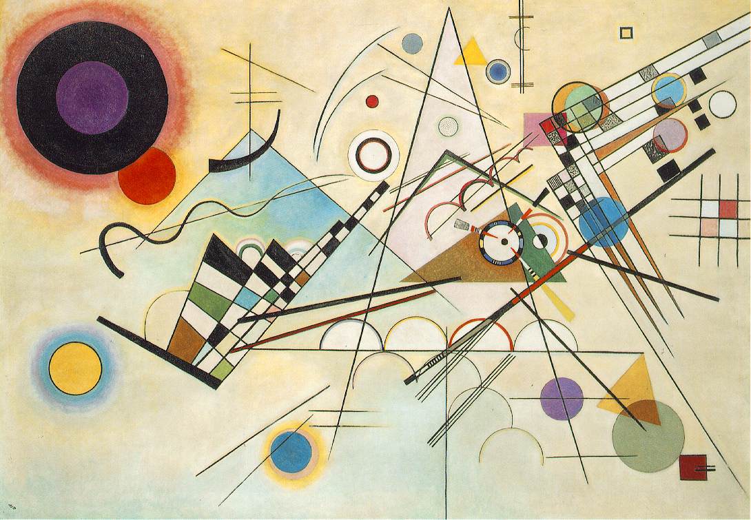 Composition 8 by Wassily Kandinsky, 1923, Solomon R. Guggenheim Museum