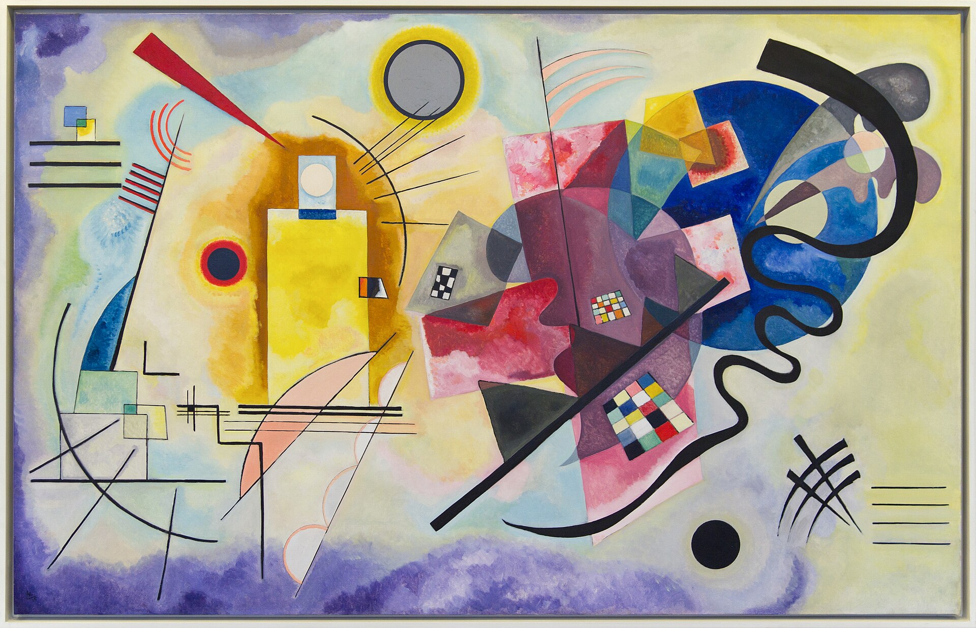 Yellow-Red-Blue by Wassily Kandinsky, 1925, Centre Pompidou