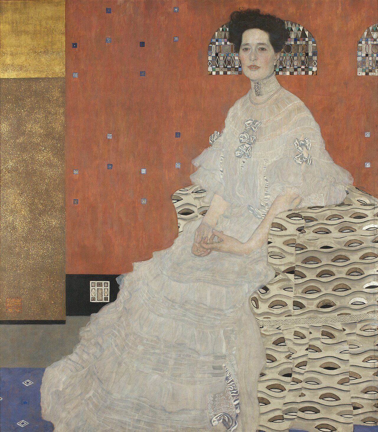Portrait of Fritza Riedler by Gustav Klimt, 1906, Österreichische Galerie Belvedere