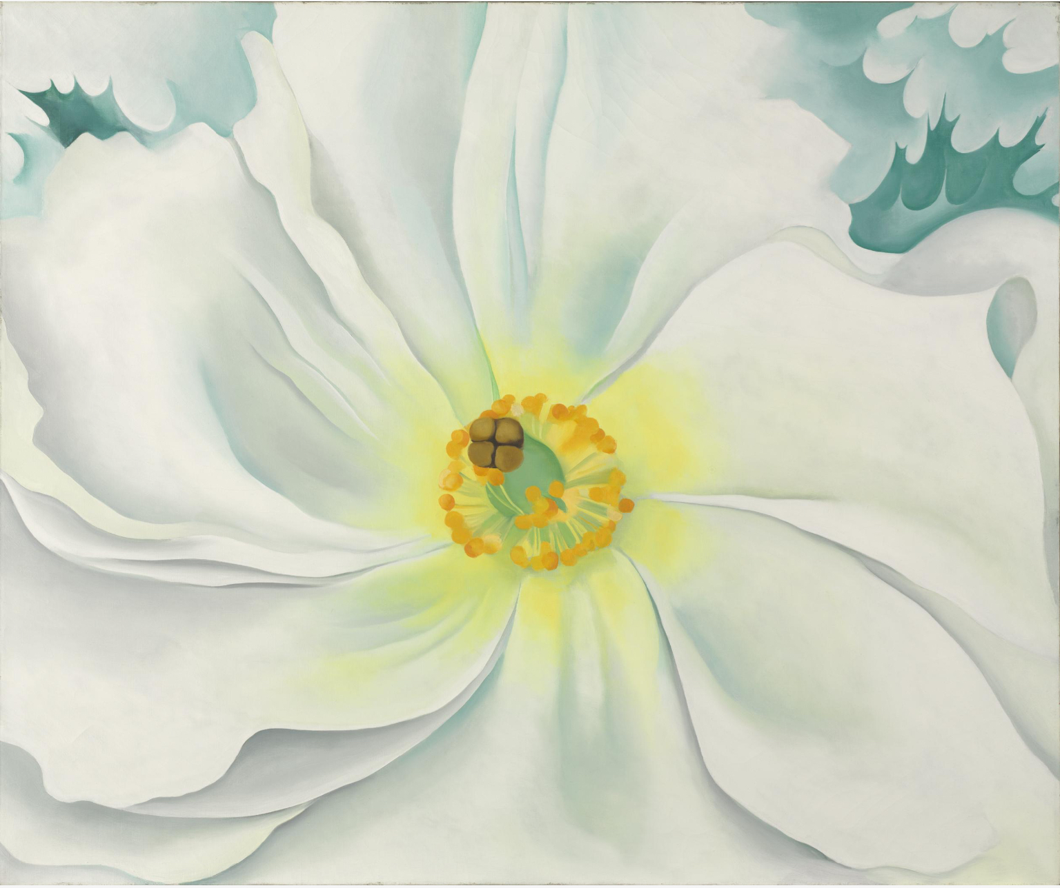 Jimson Weed / White Flower No. 1 by Georgia O'Keeffe, 1932, Crystal Bridges Museum of American Art