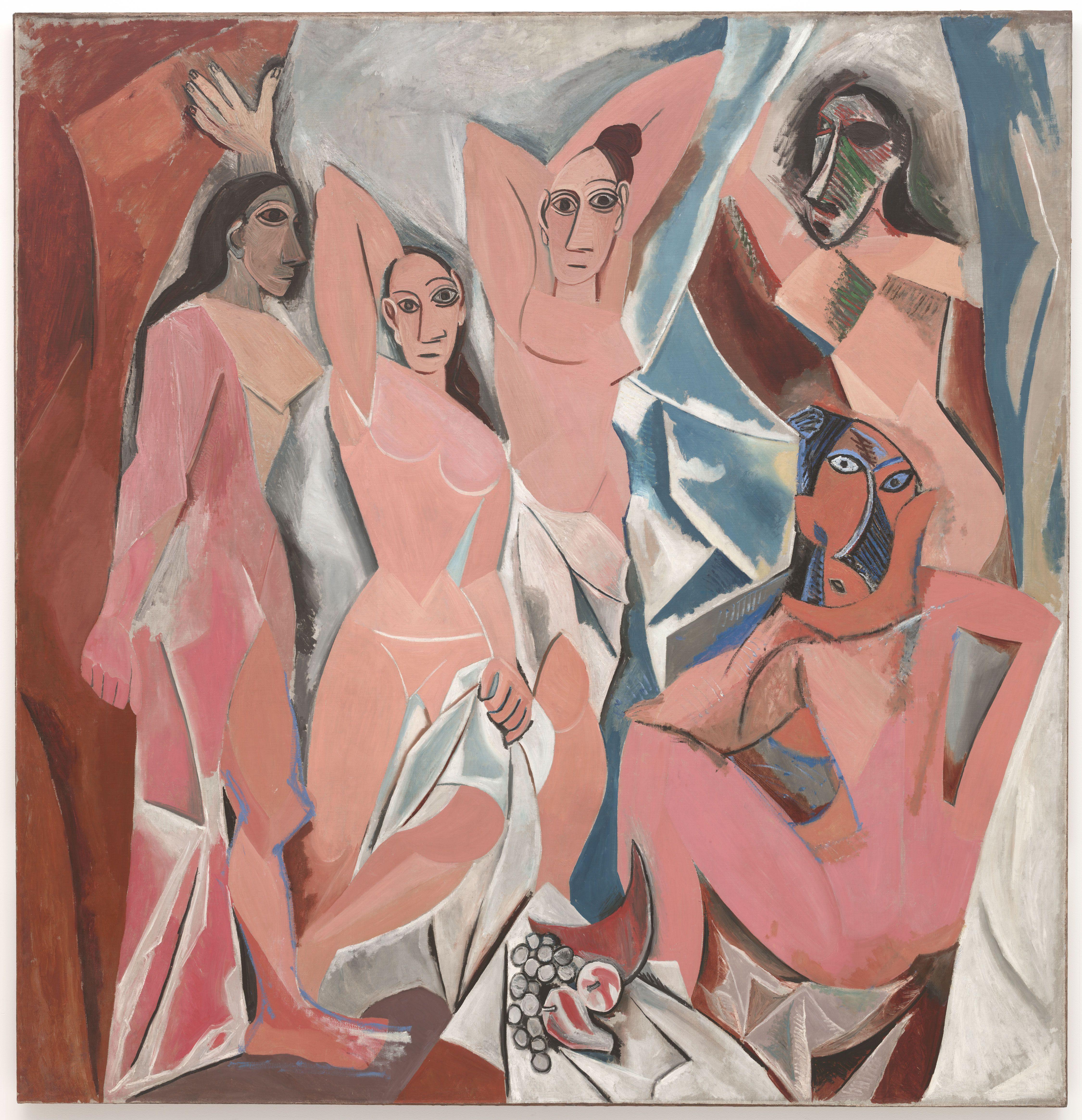 Les Demoiselles d'Avignon by Pablo Picasso, 1907, The Museum of Modern Art