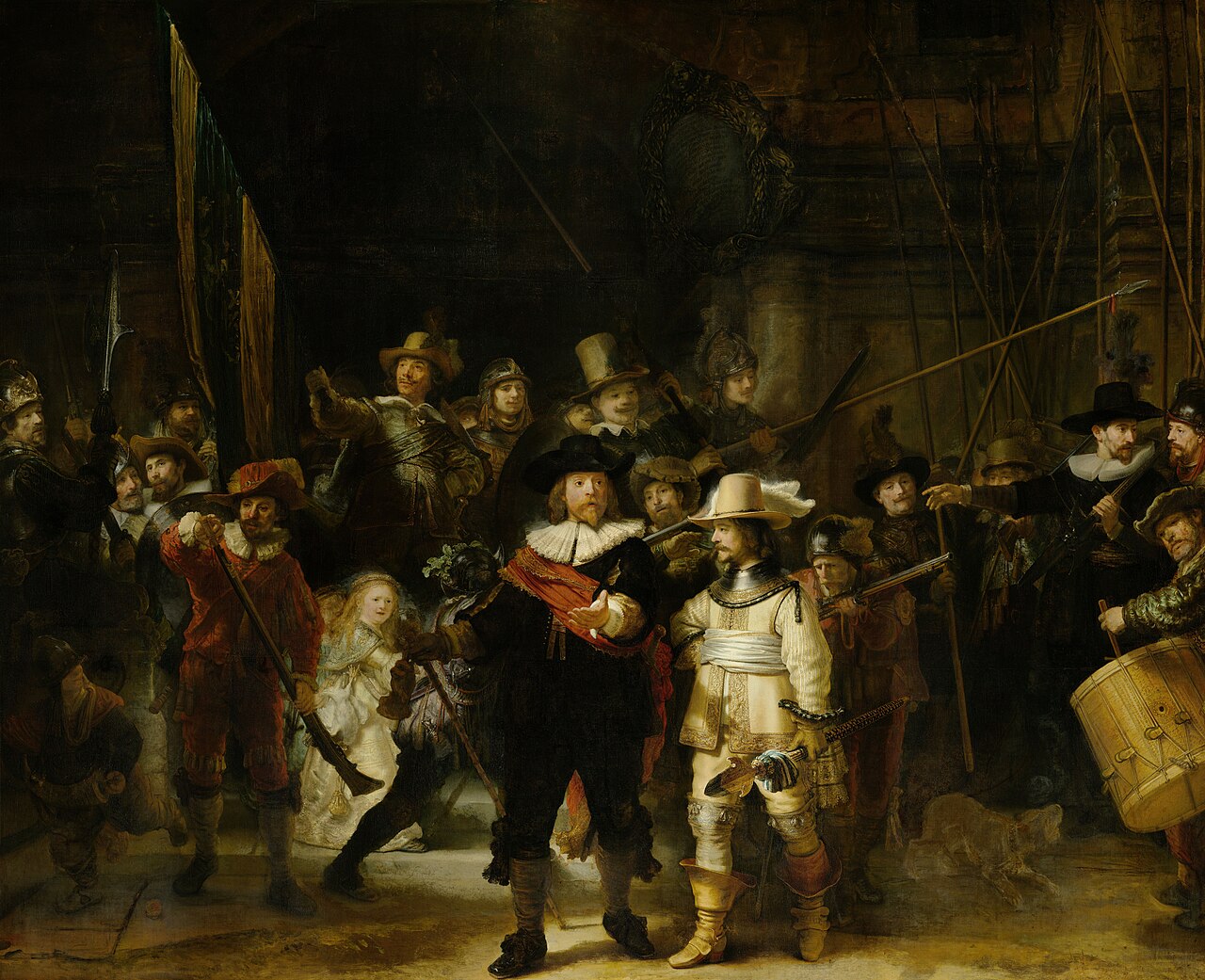 Rembrandt van Rijn: The Night Watch (1642, Rijksmuseum)